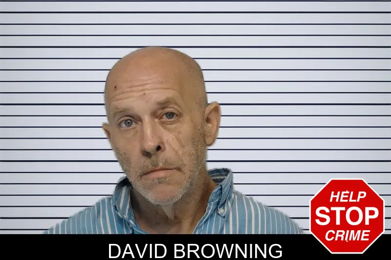 David Browning mugshot
