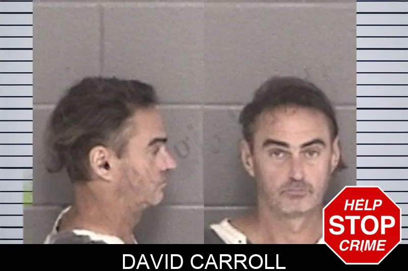 David Carroll mugshot