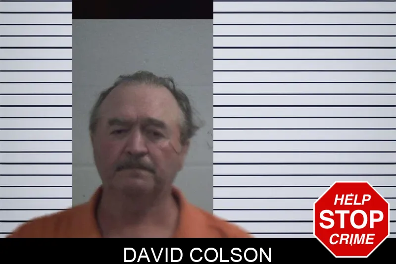 David Colson mugshot