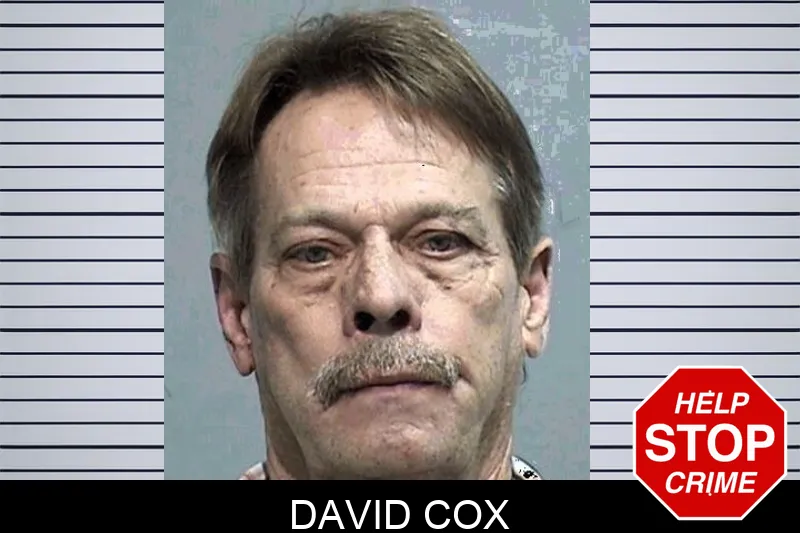 David Cox mugshot