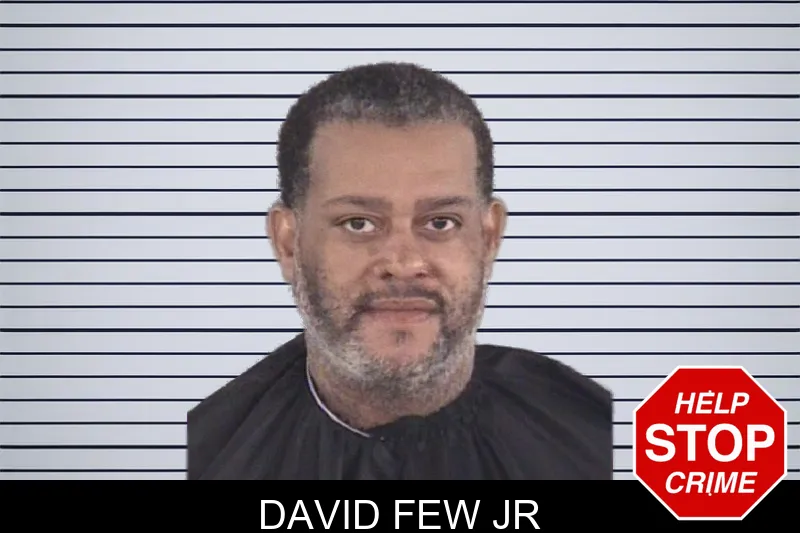 David Few Jr mugshot