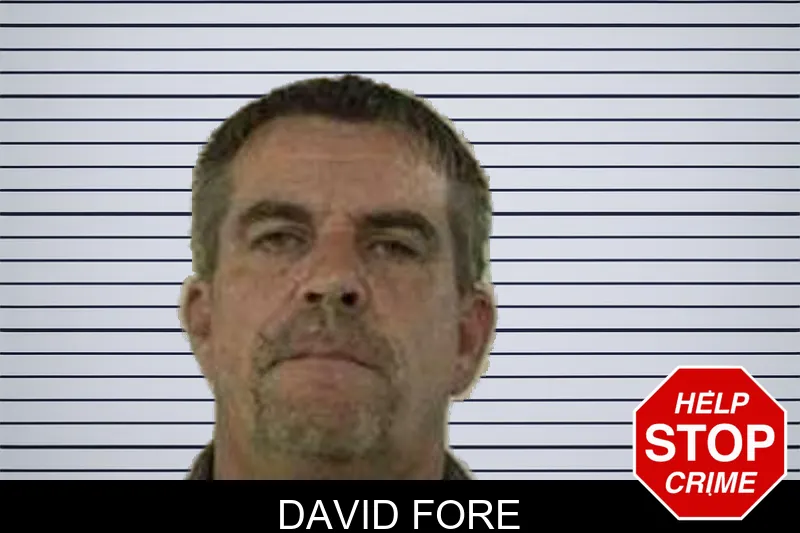 David Fore mugshot