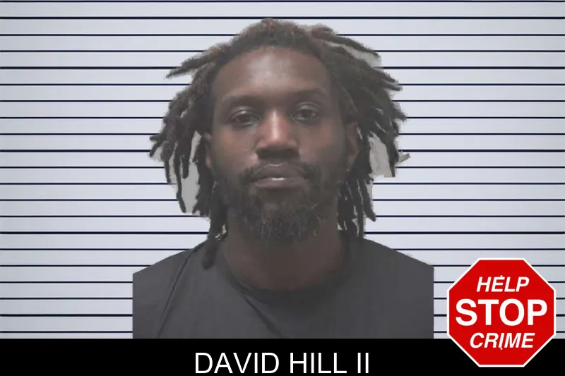 David Hill II mugshot