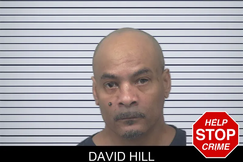 David Hill mugshot