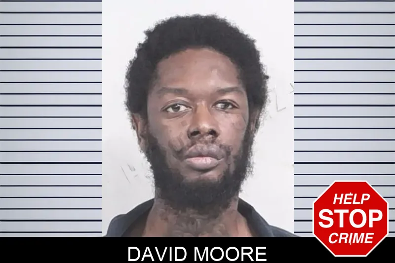 David Moore mugshot
