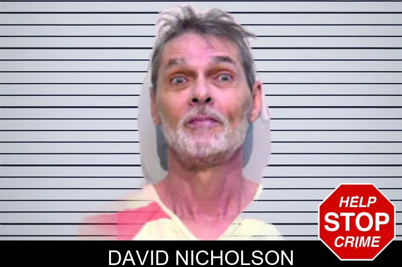 David Nicholson mugshot