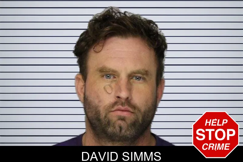 David Simms mugshot