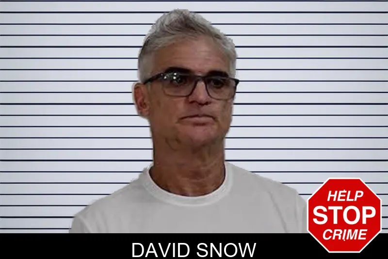 David Snow mugshot