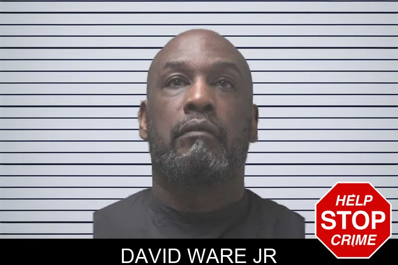 David Ware Jr mugshot