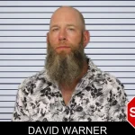 David Warner mugshot