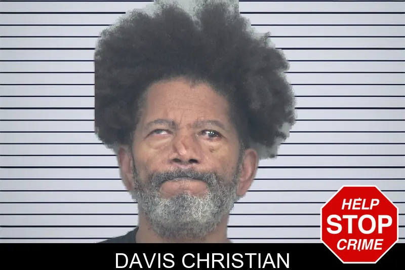 Davis Christian mugshot