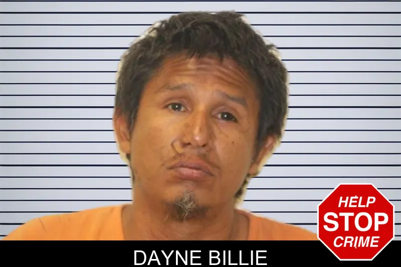 Dayne Billie mugshot