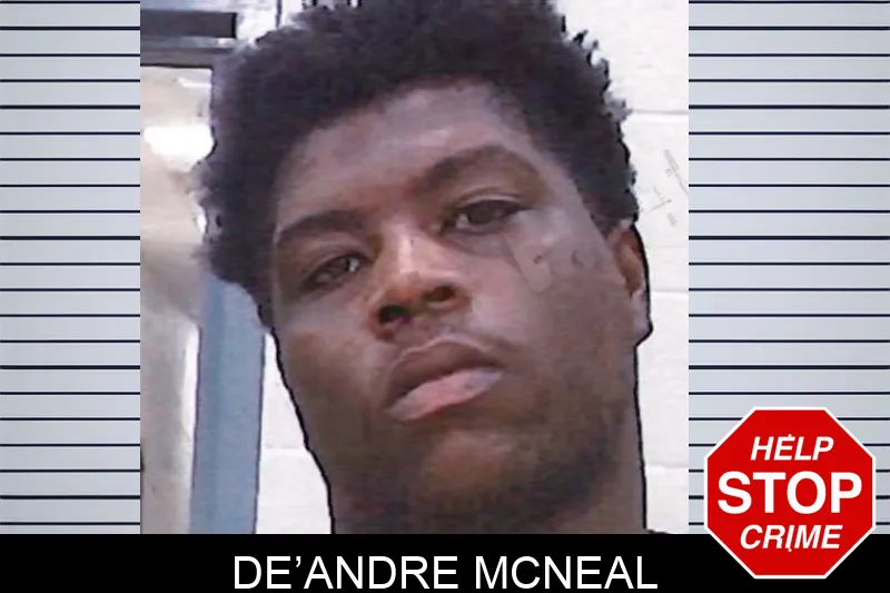 De’Andre McNeal mugshot