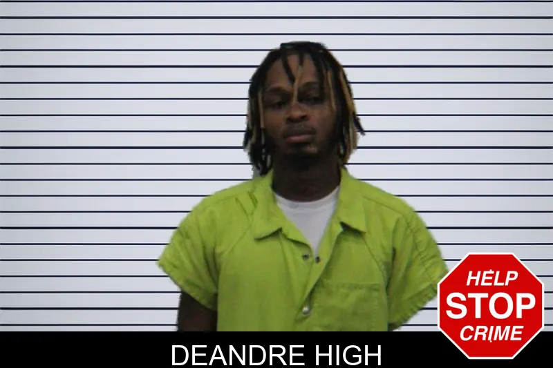 Deandre High mugshot