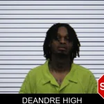 Deandre High mugshot