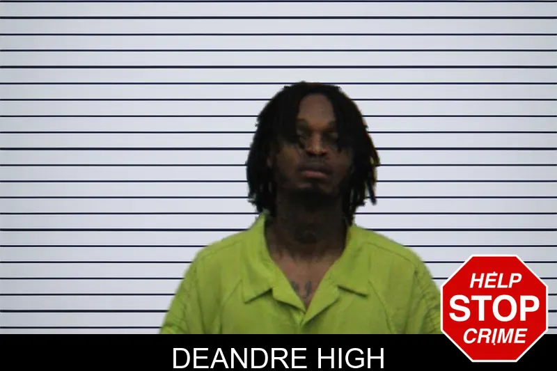 Deandre High mugshot