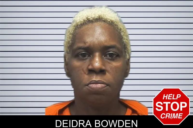 Deidra Bowden mugshot