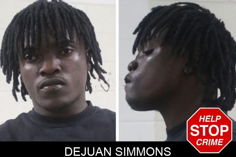 Dejuan Simmons mugshot