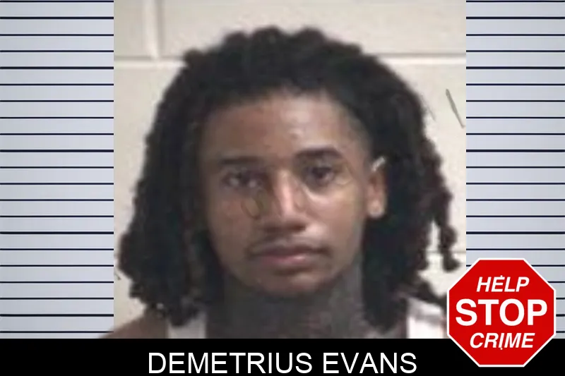 Demetrius Evans mugshot
