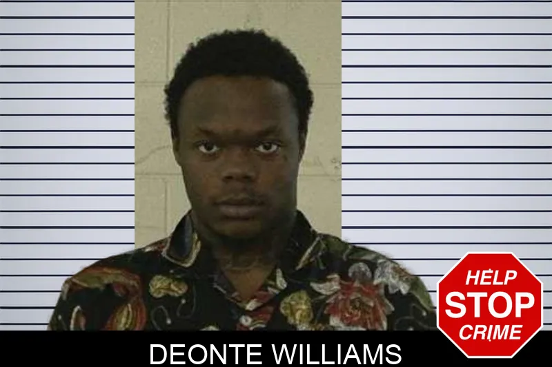 Deonte Williams mugshot