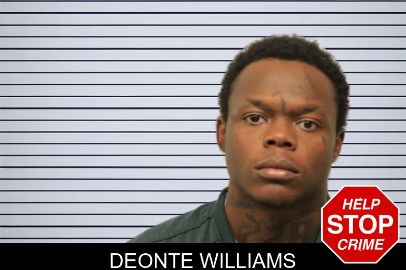 Deonte Williams mugshot