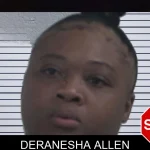 Deranesha Allen mugshot