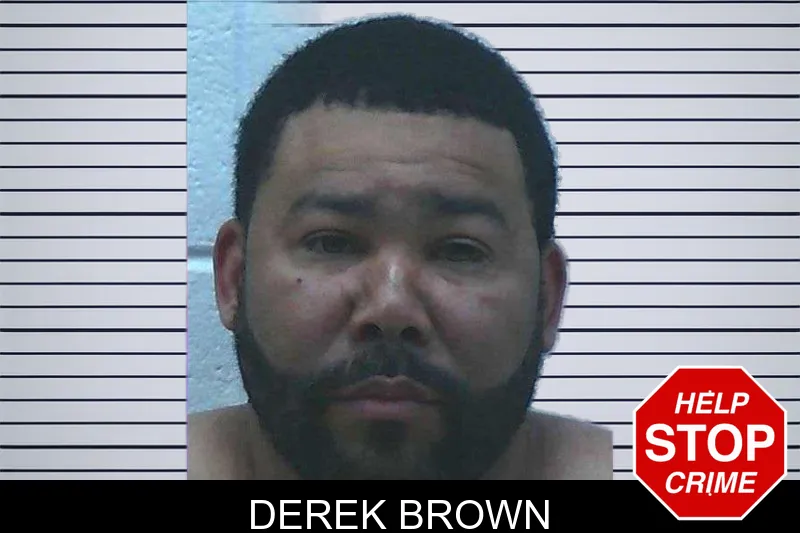 Derek Brown mugshot
