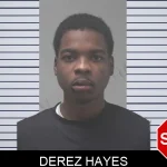 Derez Hayes mugshot