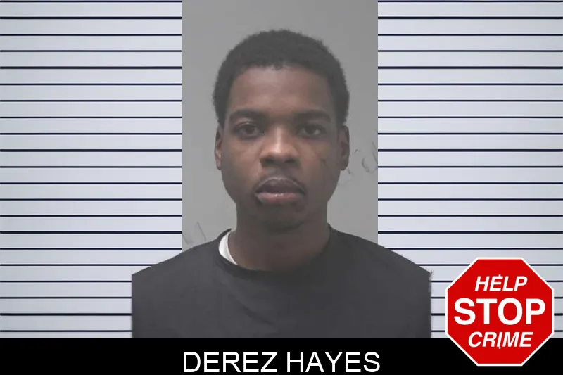 Derez Hayes mugshot