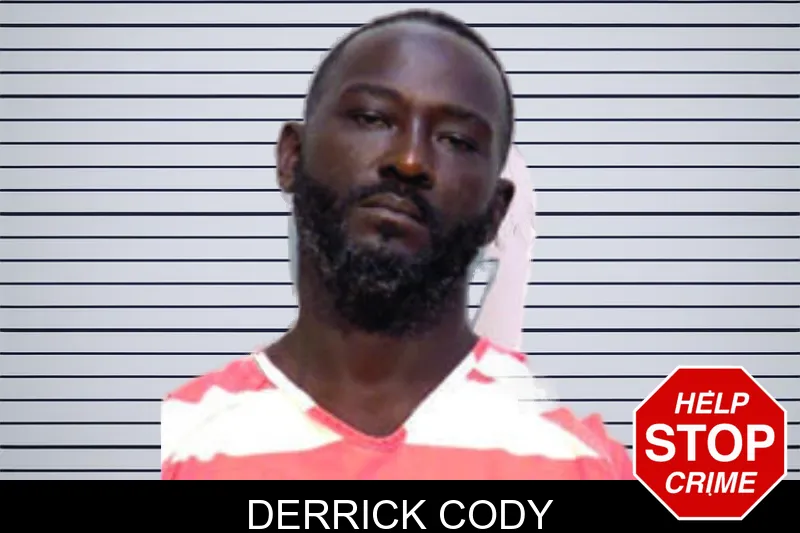 Derrick Cody mugshot
