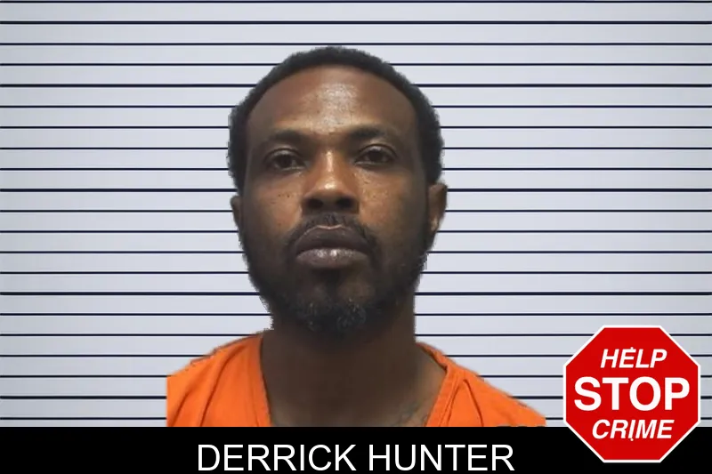 Derrick Hunter mugshot