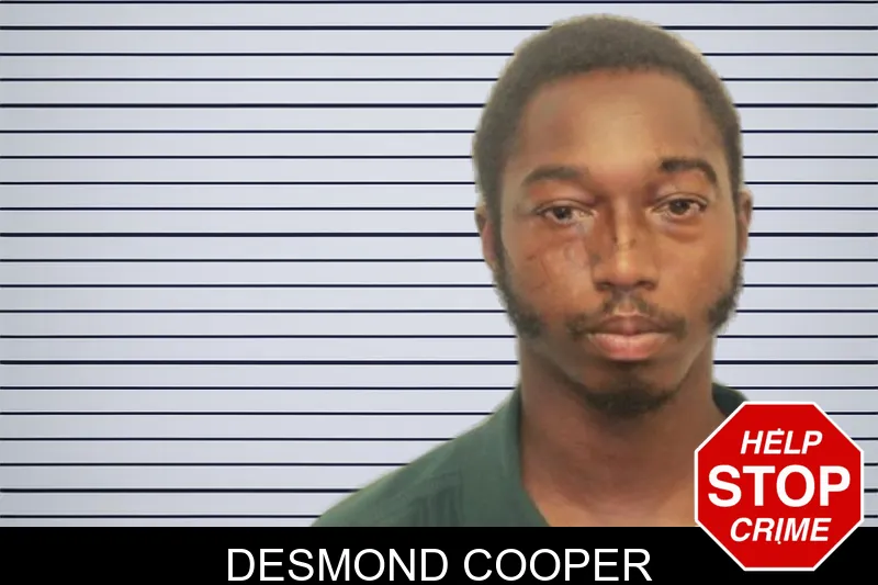 Desmond Cooper mugshot