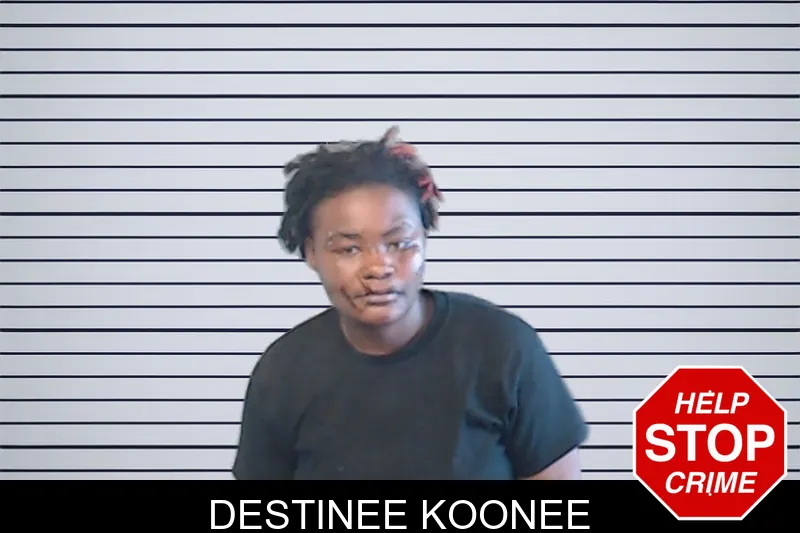 Destinee Koonee mugshot