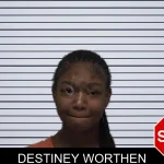 Destiney Worthen mugshot