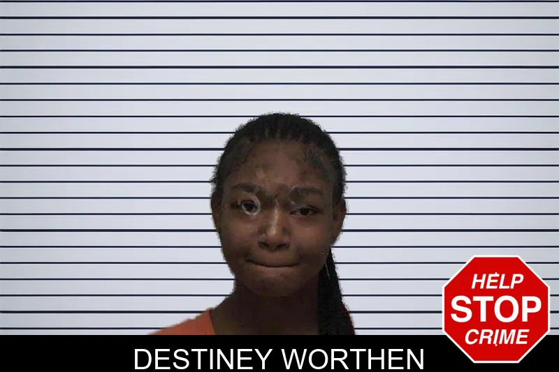 Destiney Worthen mugshot