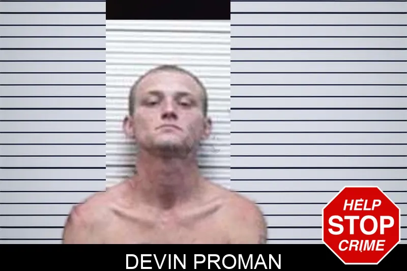 Devin Proman mugshot