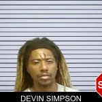 Devin Simpson mugshot