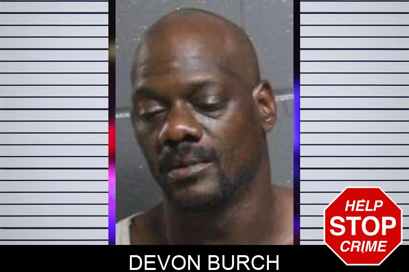 Devon Burch mugshot