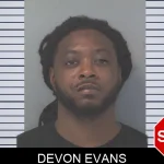 Devon Evans mugshot