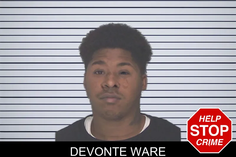 Devonte Ware mugshot