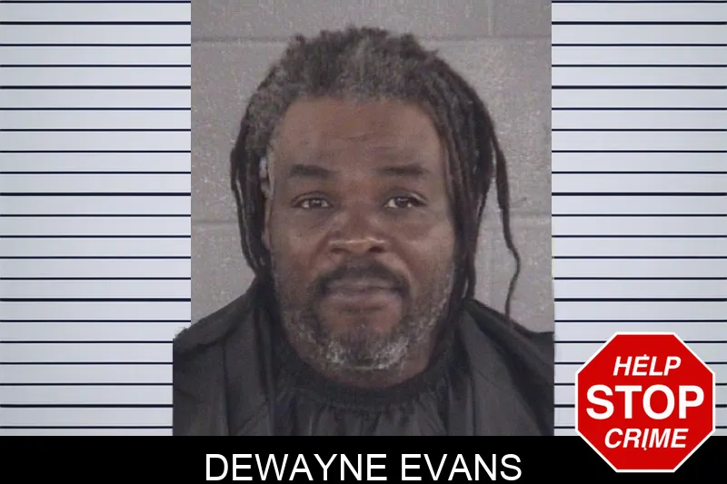 Dewayne Evans mugshot