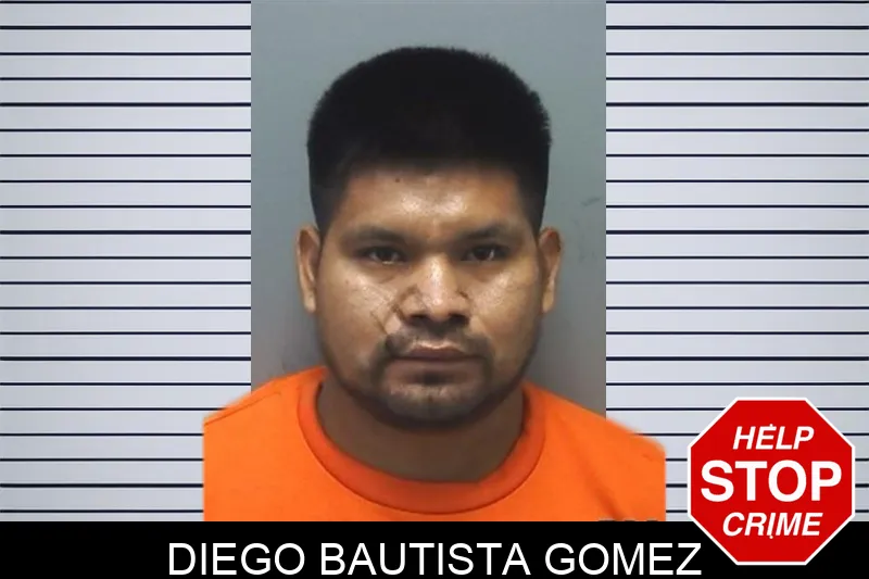 Diego Bautista Gomez mugshot