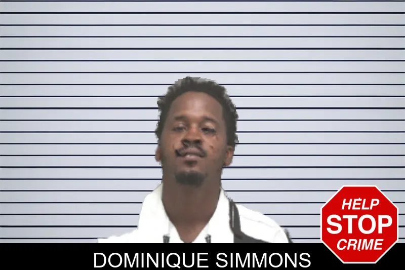 Dominique Simmons mugshot