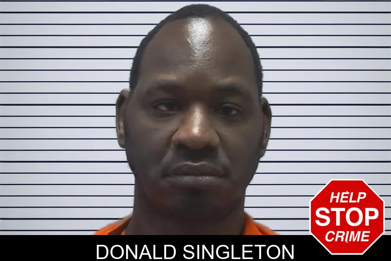 Donald Singleton mugshot