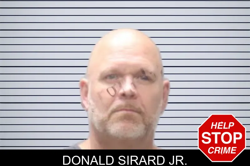 Donald Sirard Jr. mugshot