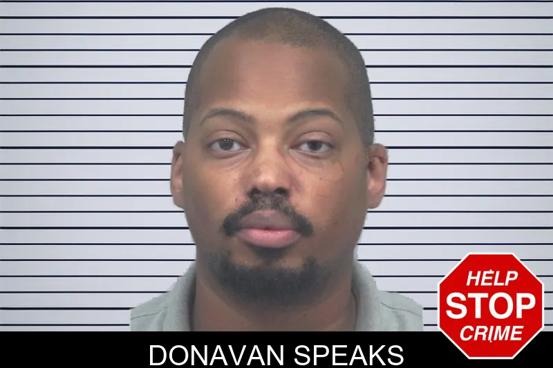 Donavan Speaks mugshot