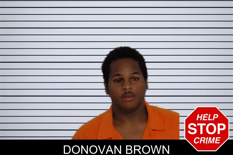 Donovan Brown mugshot