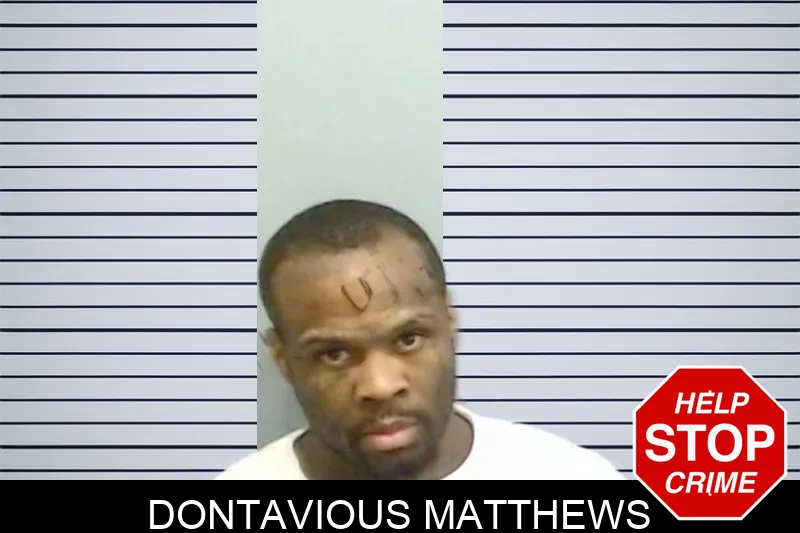 Dontavious Matthews mugshot