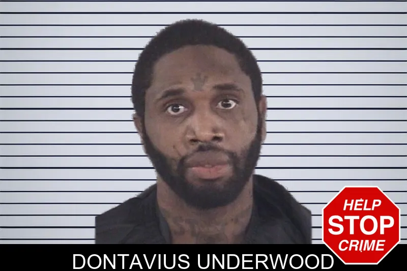 Dontavius Underwood mugshot