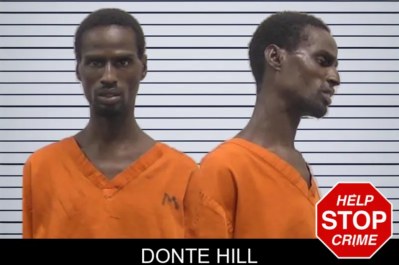 Donte Hill mugshot